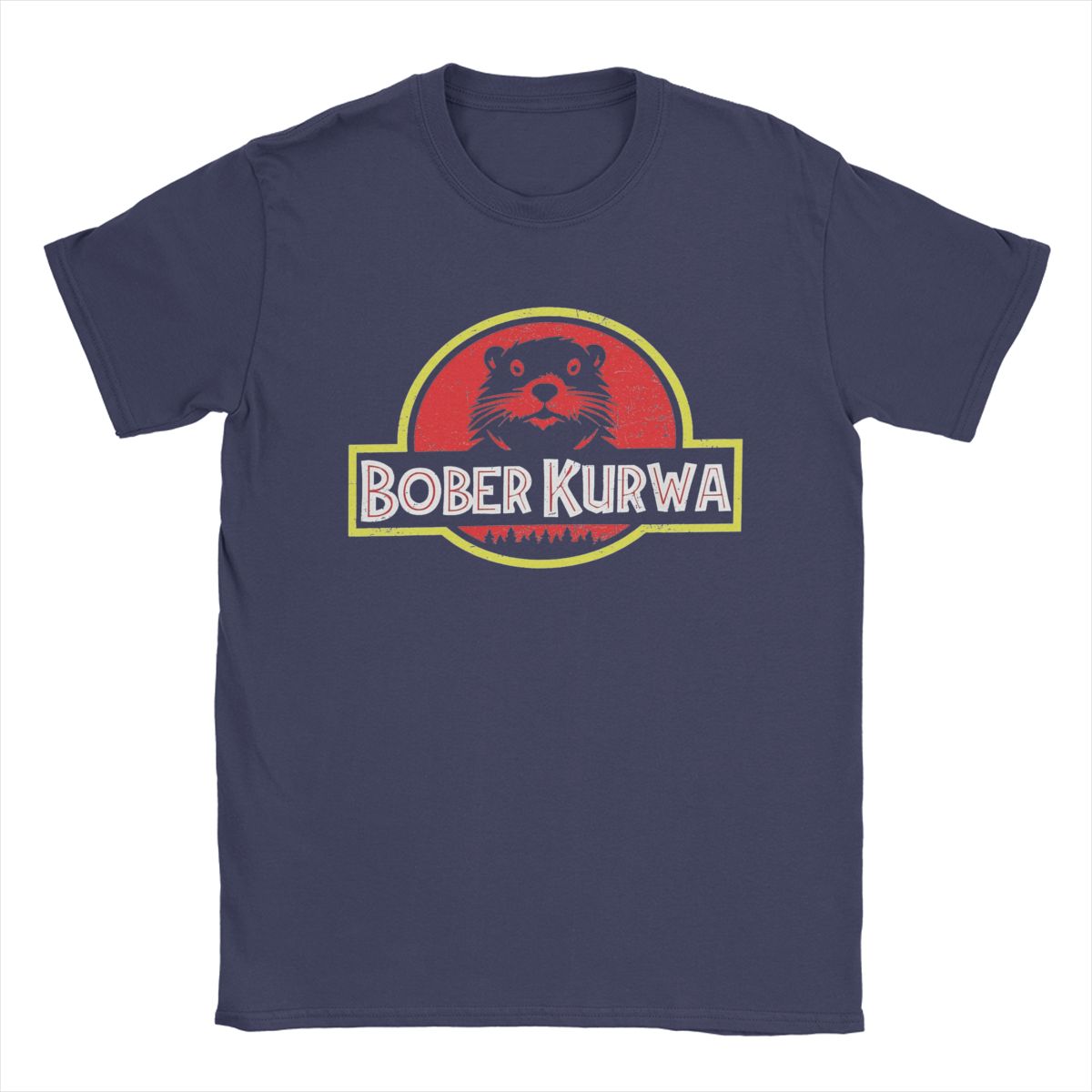 

Men T-Shirt Bobr Bober Kurwa Beaver Boberek Casual Cotton Tee Shirt Short Sleeve T Shirt Round Neck Clothes Printed 4XL