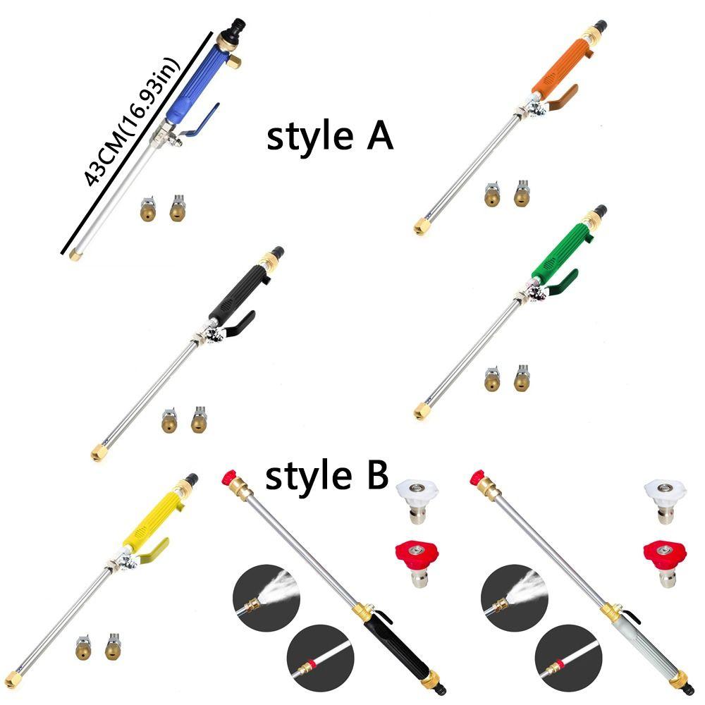 High Pressure Pressure Washer Wand Copper Nozzle Water Spray Lance Sprayer Washer Car Washing