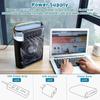 (Black) 3 In 1 Fan AIr Conditioner Household Small Air Cooler LED Night Light Portable Humidifier Air Adjustment Fan Office Home Fan New