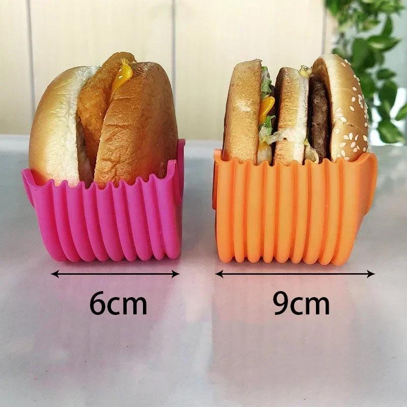 Burger Boxes Barbecue Kitchen Utensils Useful Things Pork Belly Silicone Stand Kitchenware Gadgets Home Kitchens Accessories Bar