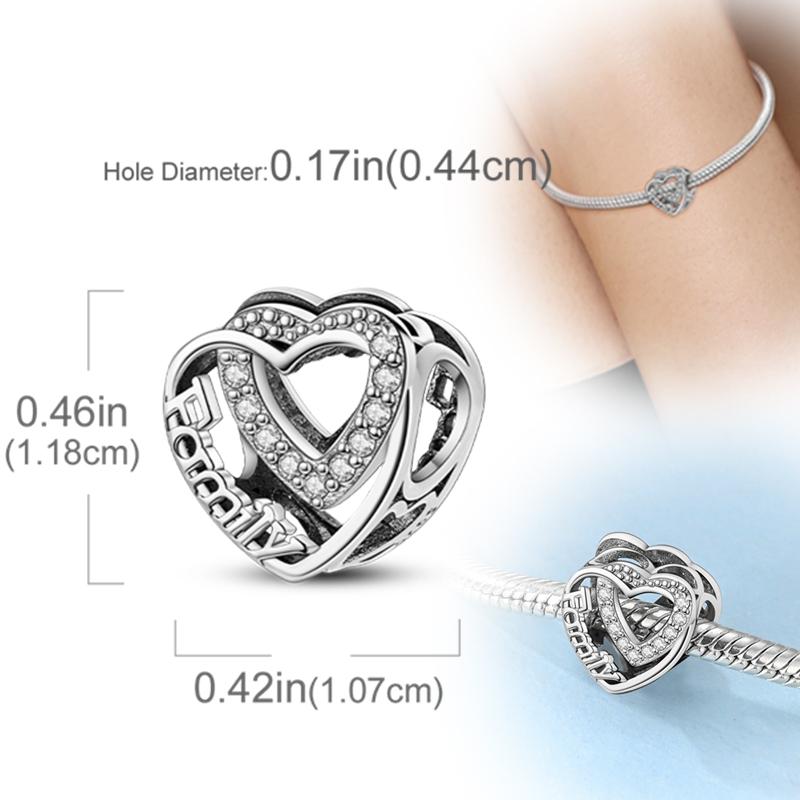 New Original Copper Charms Beads Pendants For Original Bracelet Necklaces Charm Women Diy Jewelry Gifts