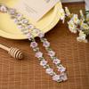 2meters/Lot Flower Embroidery Lace Fabric Ribbons For Needlework Clothing Sewing Accessories Sewing Materials Home Decorative