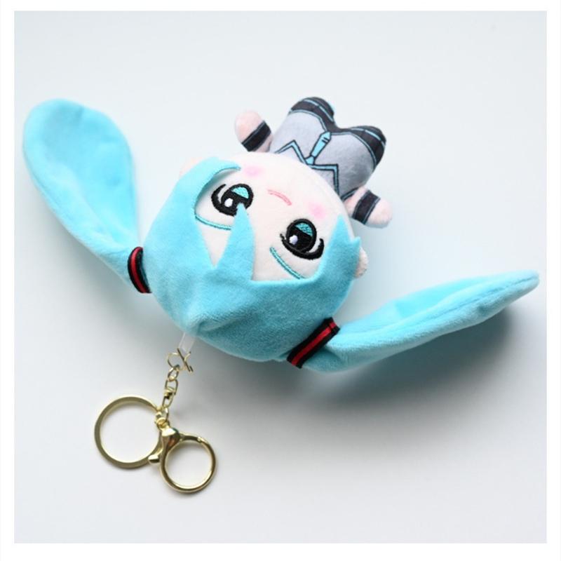Top-Grade Hatsune Premium-Quality Miku Premium-Quality Chokkorisan High-Standard Plush First-Class Bag First-Class Keychain In Top-Grade Stock