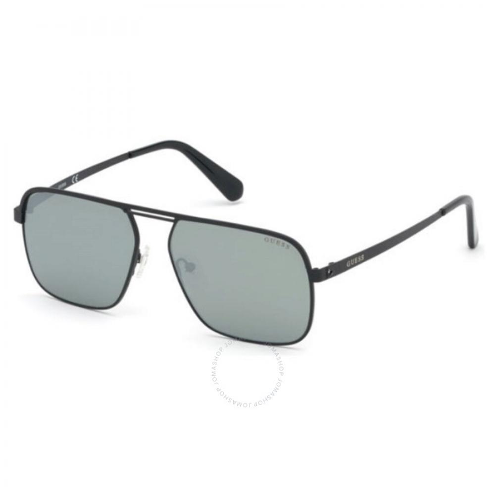 

GueSS Green Mirror Navigator Men S SunglaSSeS Gu6939 02q 58