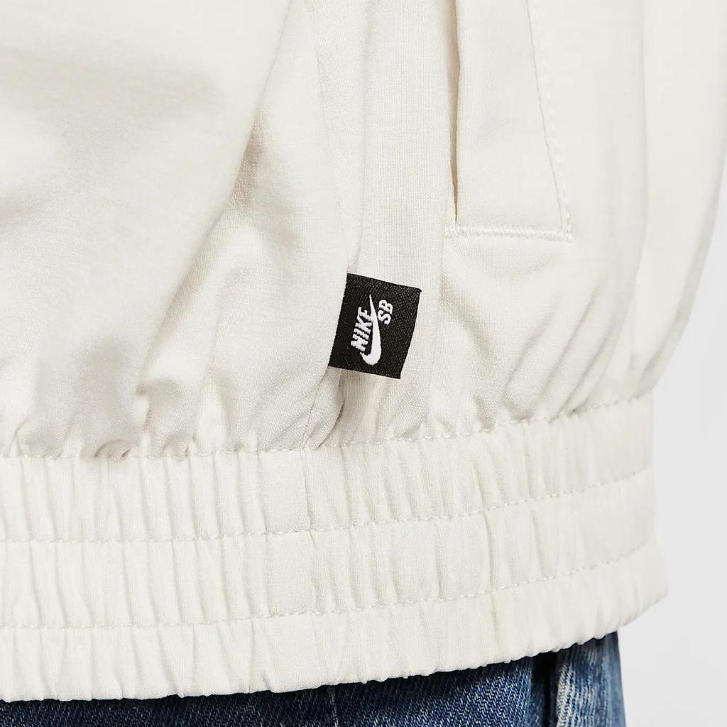 Nike SB Skin-Friendly Fashion Soft Simple Solid Color Jacket Men Jacket Sail Light-Bone Black HJ2911-133