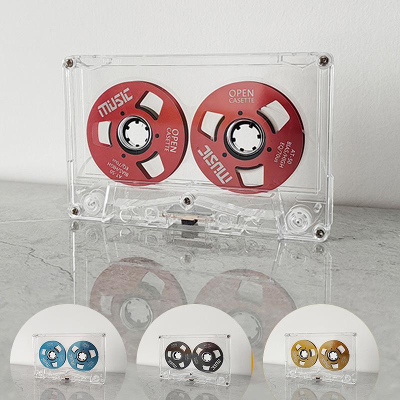 Double Sided Metal Small Opening Cassette Tape Retro Blank Audio Tape Type Handmade Reel To Reel Cassette Tapes
