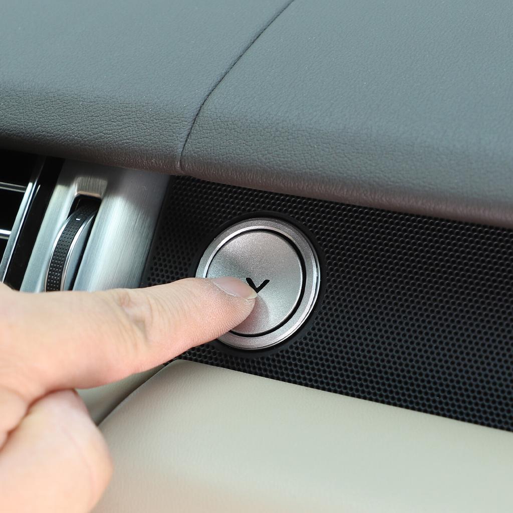 Glove Box Switch Button Stainless Trim Cover for Range Rover Sport 2014-2017
