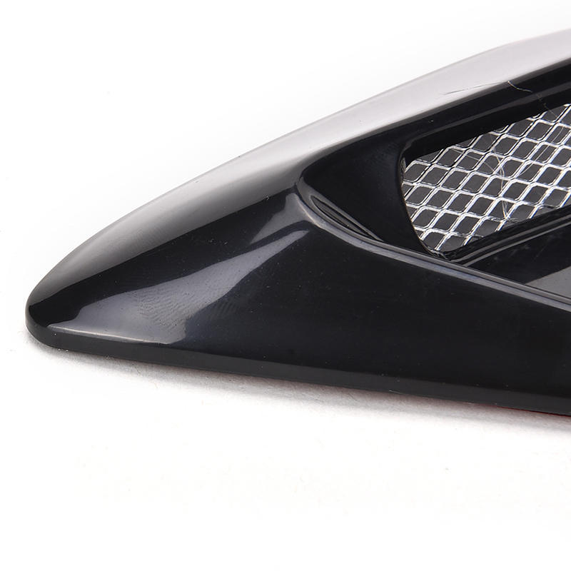 2 Pcs Car Simulation Side Vents Decorative Air Flow Intake Hood Vents