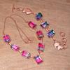 Bio-Tourmulian 14 Ct Rose Gold Plated Jewelry Necklace Bracelets18-20''