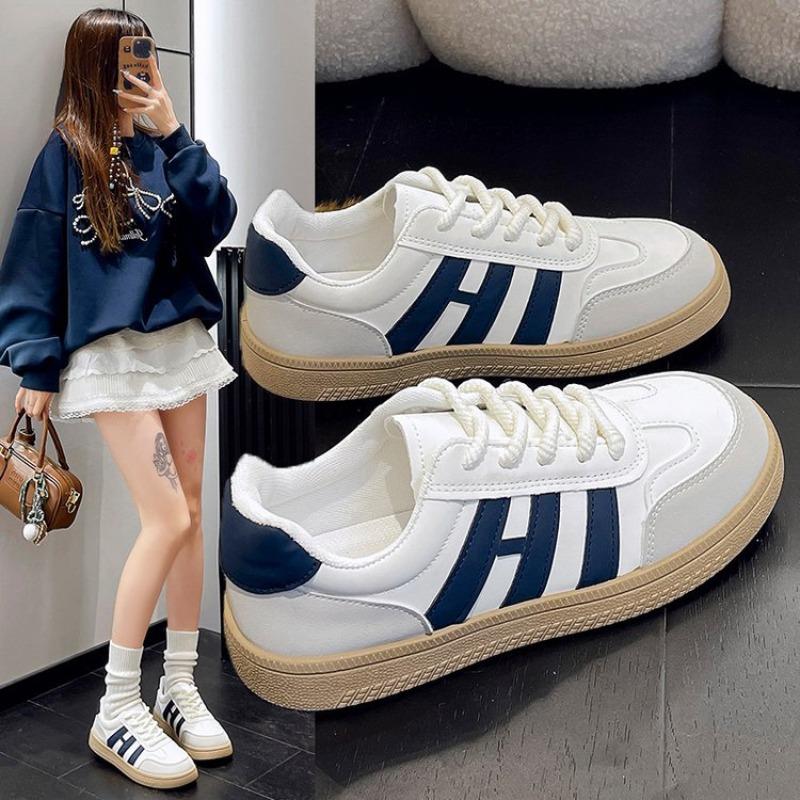 Fashion 2025 New Designer Casual Sneakers for Women Spring Autumn Lace Light Color Match Board Shoes Female High Quality Zapatos Mujer