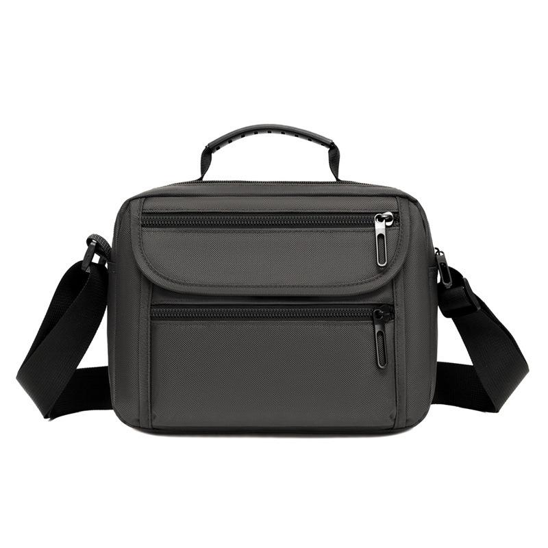 New Men's Bag Simple Trend Shoulder Messenger Bag Casual Men's Handbag Business Solid Color Shoulder Bag