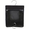 1PC Lightweight Black Mesh Shower Storage Rack with Hook - No Punching Self-Adhesive Storage Solution