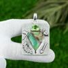Birthday Gift For Her Natural Chrysoprase Gemstone Pendant 925 Sterling Silver
