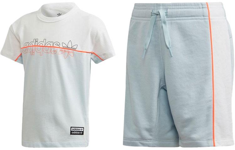 Adidas Originals Letter Moderate Casual Sportswear Summer Kids  FM6558 110