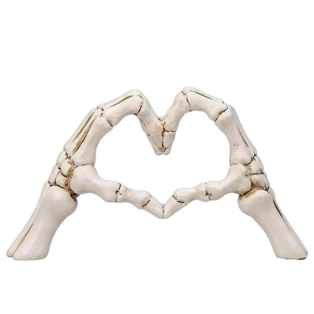 Harz Skelett Hand Halloween Dekoration - Tischdeko für Zuhause Geschenk