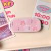 Pink Makeup Mirror Folding Invisible Cartoon Phone Holder Cute And Portable Back Sticker New Desktop Universal Adhesive Support