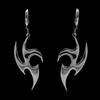 Gothic Style Unique Stainless Steel Flower Earrings For Women Fall