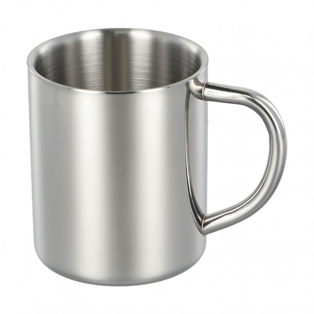 Milk CupCoffee Mug Stainless Steel Wine Without Lid