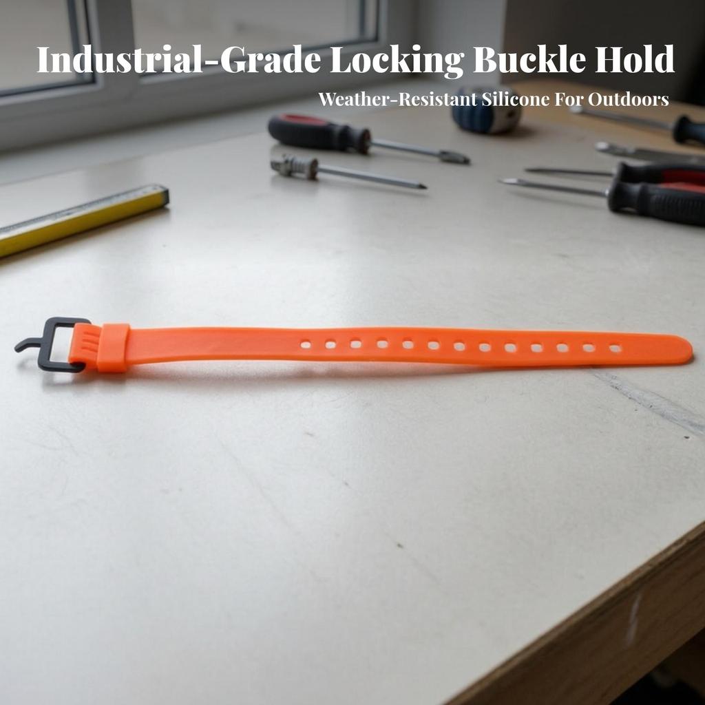 Rubber Strap with Buckle Compact Utility Tension Straps Easy To Use for Cyclists