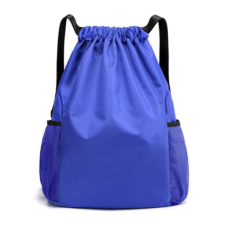 Drawstring Backpack Large Capacity Water Resistant Nylon Gym Bag for Travel and Sports Lightweight Sack for Men Women