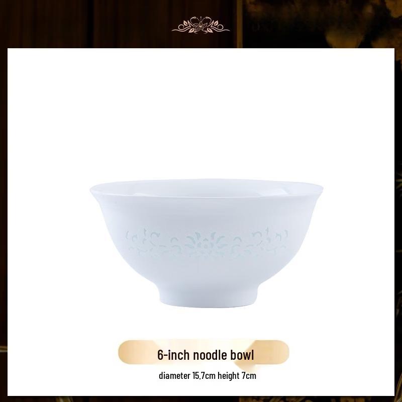 

Jingdezhen White Porcelain Underglaze Dinnerware