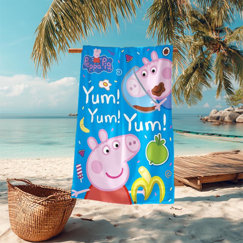 1Pc Fairy Pig Stars Beach Towel Microfiber Beach Towel Thin Absorbent For Beach Swimming Yoga Bath Sports 0917112