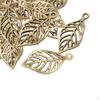 50 Pack Leaf Charms, Hollow Pendants, Alloy, Connectors, DIY Crafts, Decoration, Exquisite