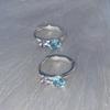 Neue Modische Elegante Zirkon Kreis Ohrringe Luxuriöse Süße Temperament Ohrstecker Exquisite Nischen Mode Schmuck Zubehör