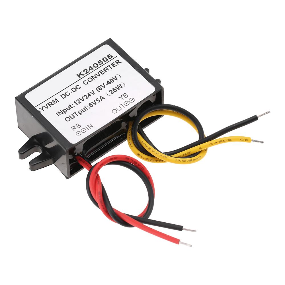 12V 24V to 5V 5A DC DC Buck Converter Step Down Power Supply Module