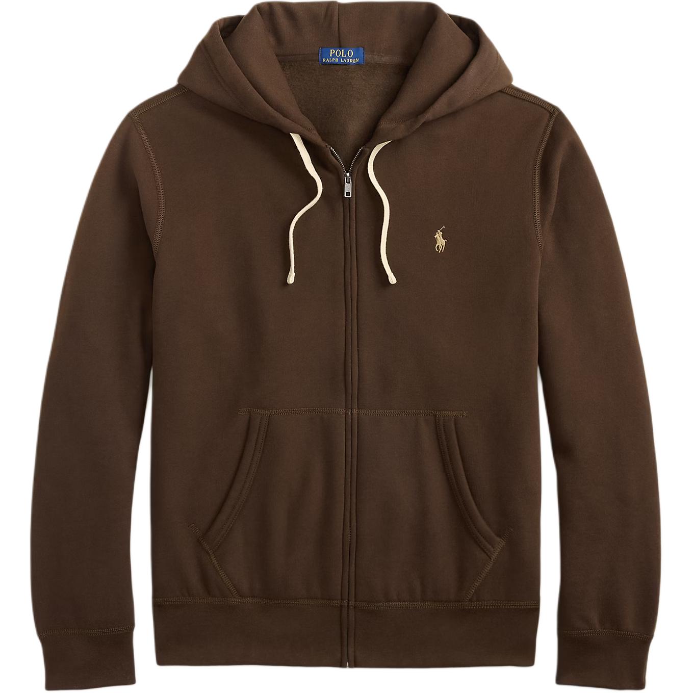 

Polo Ralph Lauren Solid Color Hooded Zip-Up Sweatshirt Men tops 710813297-030 S