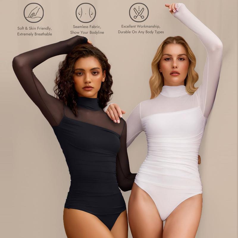 Women's Long Sleeve Bodysuit Shapewear - U8617 New Style