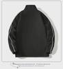 Men's Trendy Waterproof Stand Collar Jacket - Versatile Two-Piece Casual Sports Suit for Spring & Autumn, Teen/Adult, Unisex.