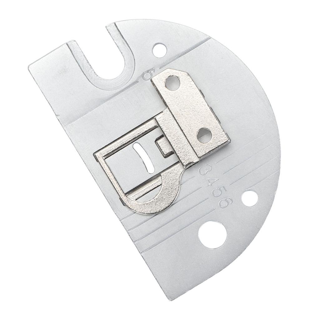 Stahl Nähmaschinennadelplatte Loch 8mm Stabile Nadelplatte Transporteur-Kit Industrielle Nähmaschinenplatte für 317398+153286