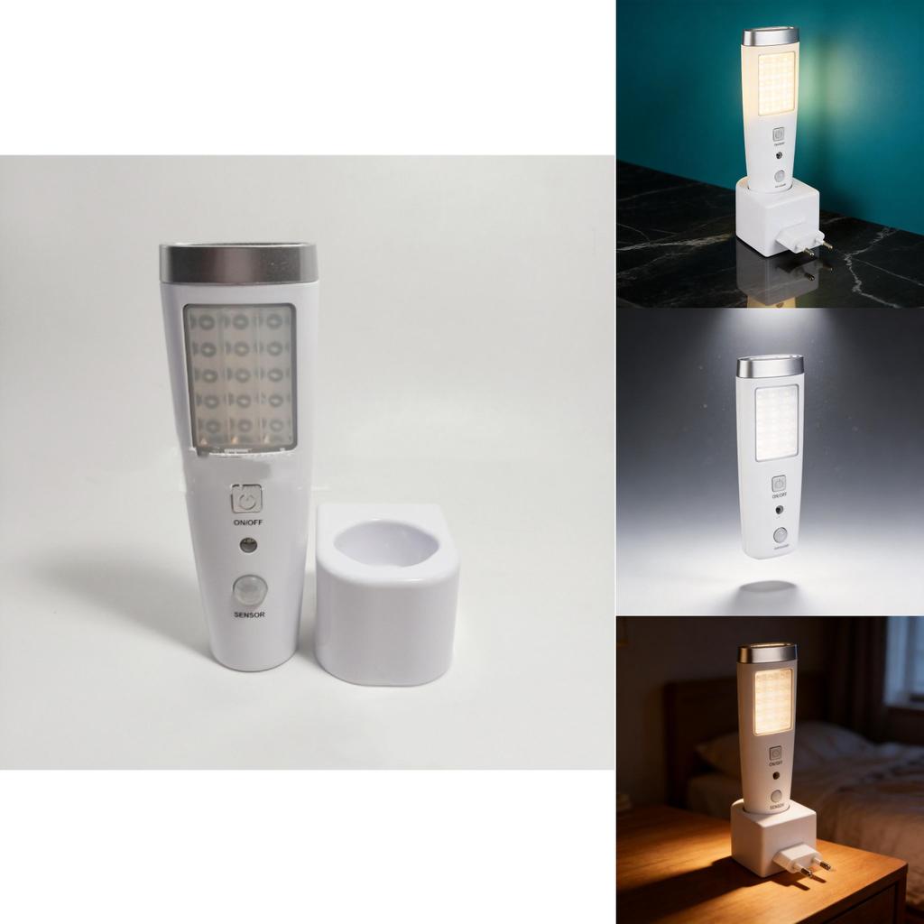 European Style Night Light With Motion Sensor Rechargeable For Home And Hotel Decor