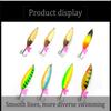 FTK 1PC 8 Colors Spoon Fishing Lure 30g/32g/40g with Treble Hook Bass CrankBait Spoon Crank Bait