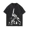 2026 Neon Genesis Evangelion Japan Anime EVA Shinji Ikari Herren und Damen T-Shirt Baumwolle Gewaschen Alt Retro Y2K Harajuku Kurzarm