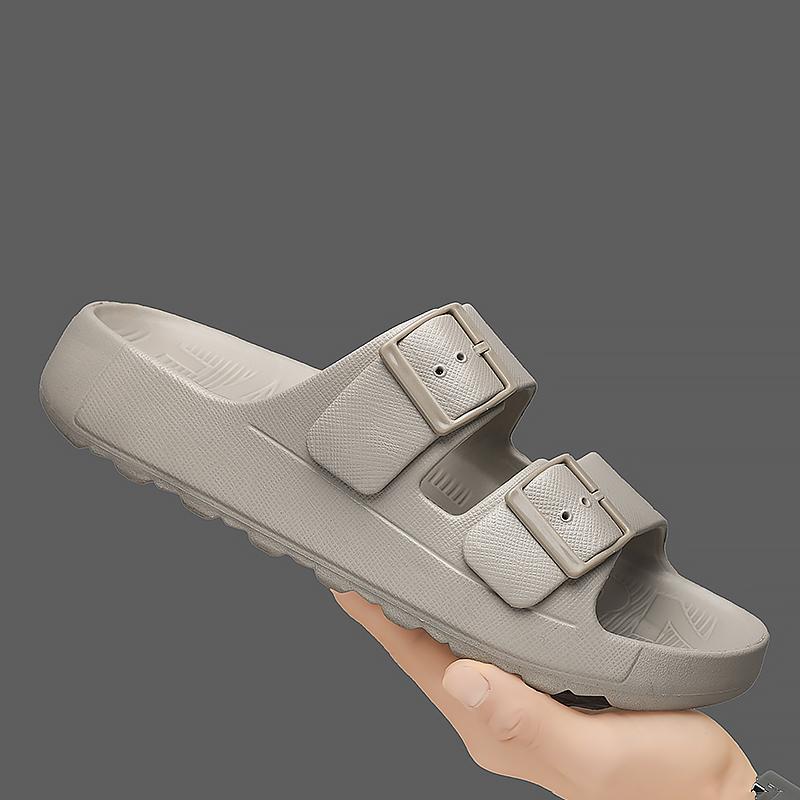 Fashion Casual Slippers for Men 2025 New Design Summer Shoes Soft Thick Bottom Beach Shoes Mens Classic EVA Sandals Open-toe Slip On