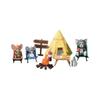 Adorable Tom And Jerry Camping Miniature Scene Pvc Blind Box Collectible Toy
