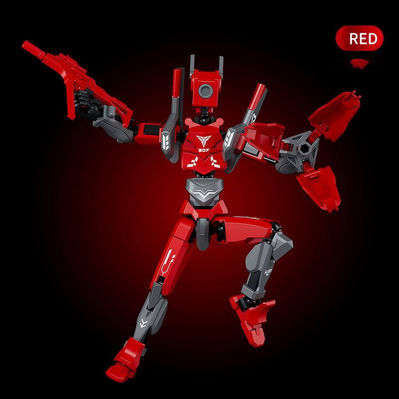 Mech T13 Action Figure Titan 13 Action Figure Dummy Lucky 13 Action Figure 3D Printed Multi-Jointed Movable Nova Action Figure