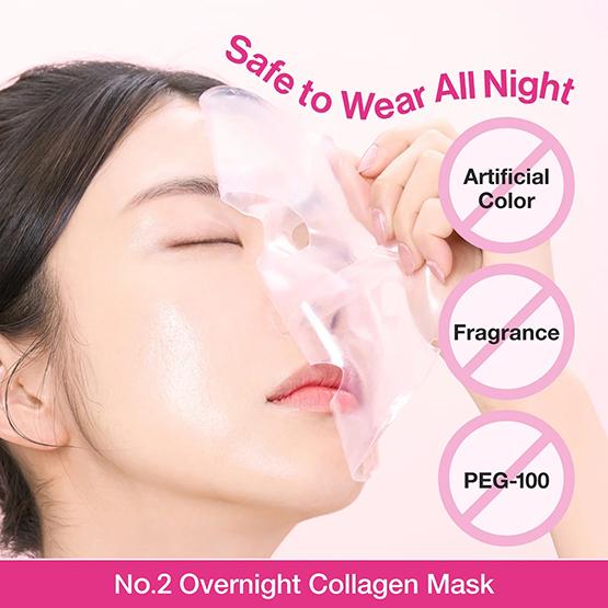 NUMBUZIN No.2 Rose PDRN Overnight Collagen Mask 37g*4EA