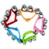 6PCS Wrist Hand Band Jingle Bells Percussion Shakers Kids Music Educational Toy For Early Childhood Development Party Favors
