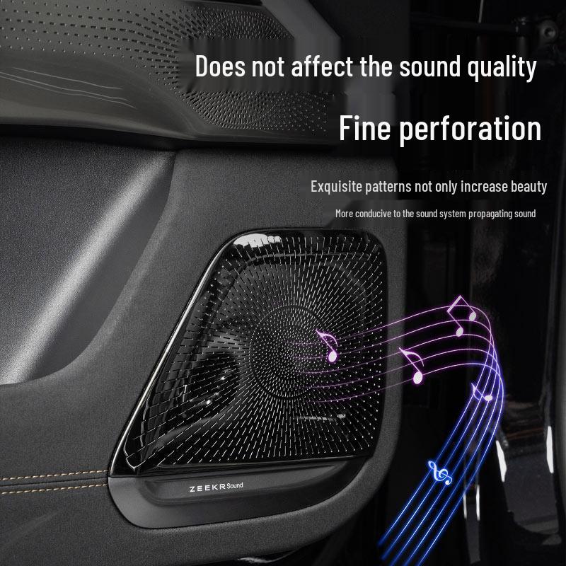 Zeekr 7X Auto Tür Tieftöner Lautsprecher Gitter Schutz & Dekorationsabdeckung