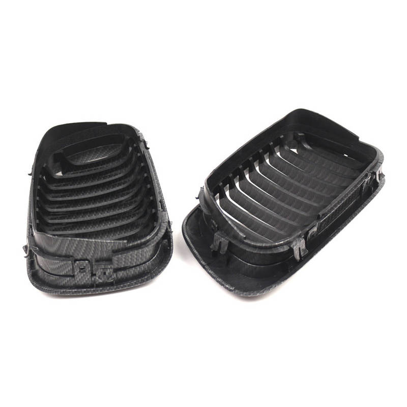 Stoßfänger Nieren Grill Gitter Kohlefaser Für BMW 3er E46 2 Tür M3 1999-2006 Vor-Facelift 51138208685 51138208686