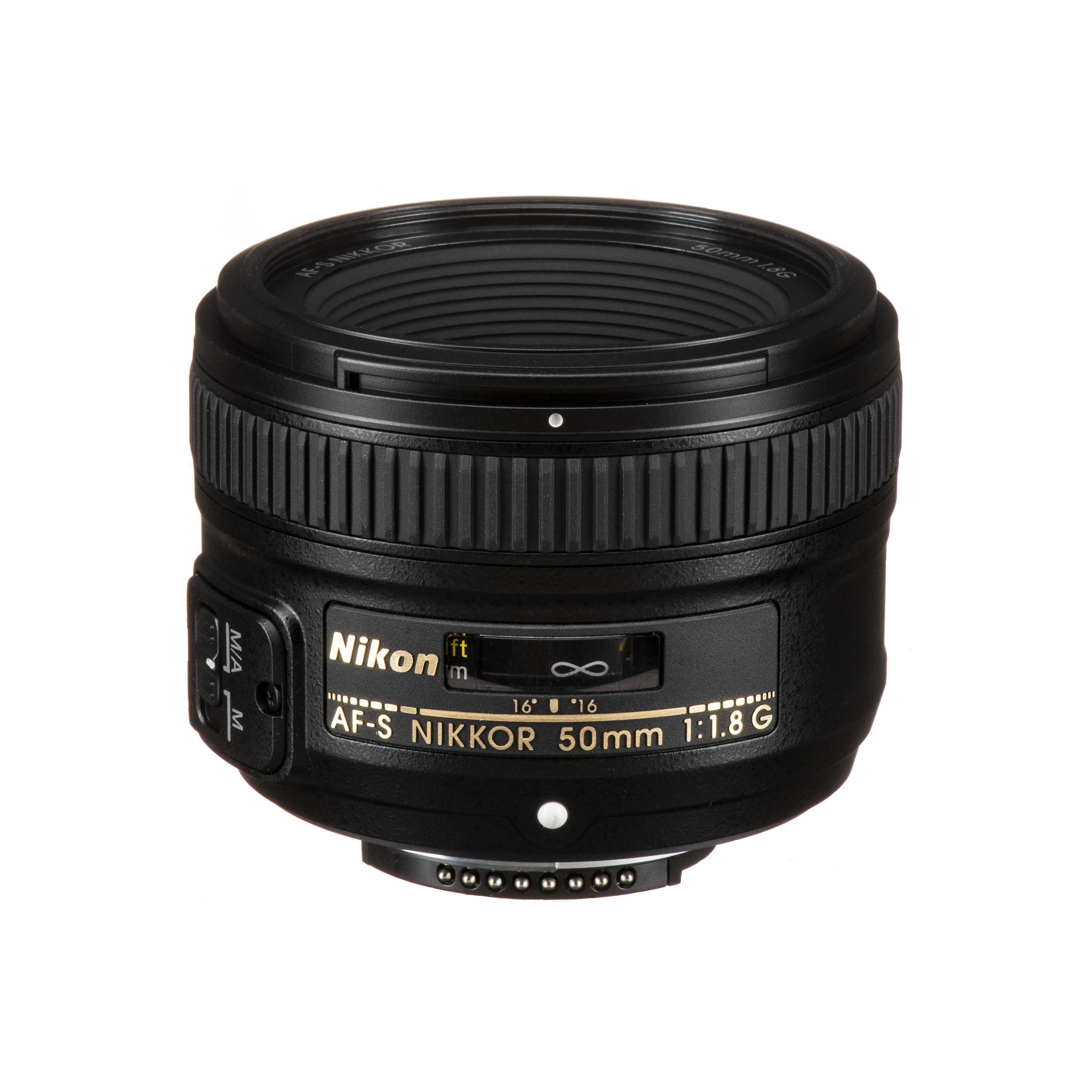 

Nikon Объектив AF-S NIKKOR 50 мм f/1.8G чёрный