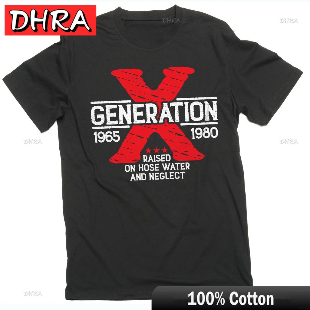 Funny TShirt Generation X TShirts Hose Water and Neglect Tee Joke 1980s Shirt Unique Aesthetic Tees Shirts for Women TShirt