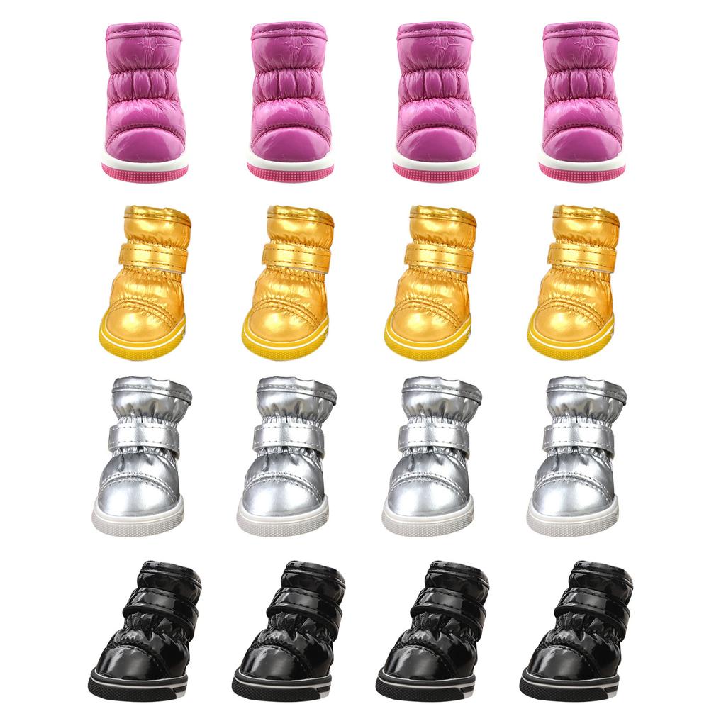Pet Boot Snow Booties Non-Slip Waterproof Breathable Durable Outdoor Pet Dog Booties Comfortable Protective Puppy