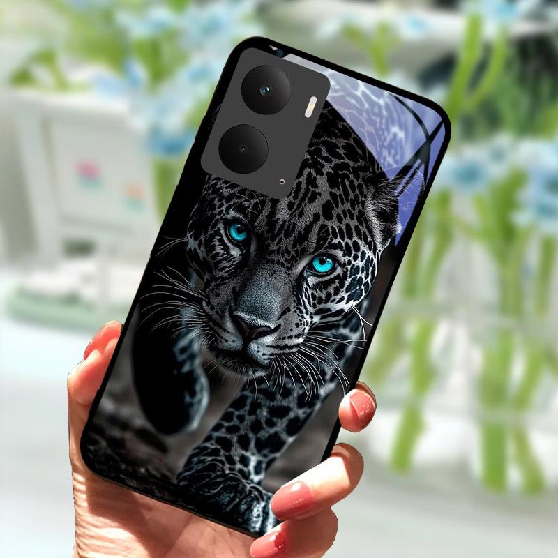 Para Realme P3 5G Capa Traseira de Vidro Temperado Para Realme P3 5G Capa Traseira à Prova de Choque RealmeP3 P 3 Concha Protetora de PC Rígido