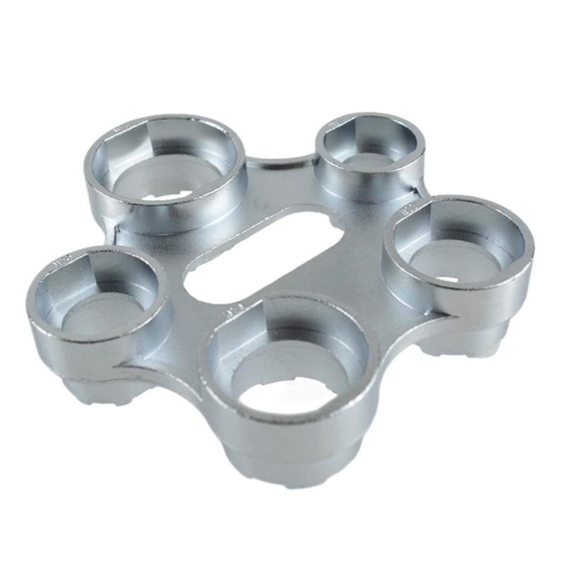 6 in 1 Wrench Faucet Aerators Disassembly Wrench Water Flows Adjusting Faucet Bubblers Wrench Plumber Repair Tool
