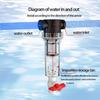 Stainless Steel Filter Screen Fish Waste Collector Water Filter Valve  Fish Pond