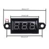 Mini Digital for DC Voltmeter 0.28 Inch Two-Wire 3.5V-30V Digital for DC Waterproof Dustproof & Drop Resistant Voltmeter